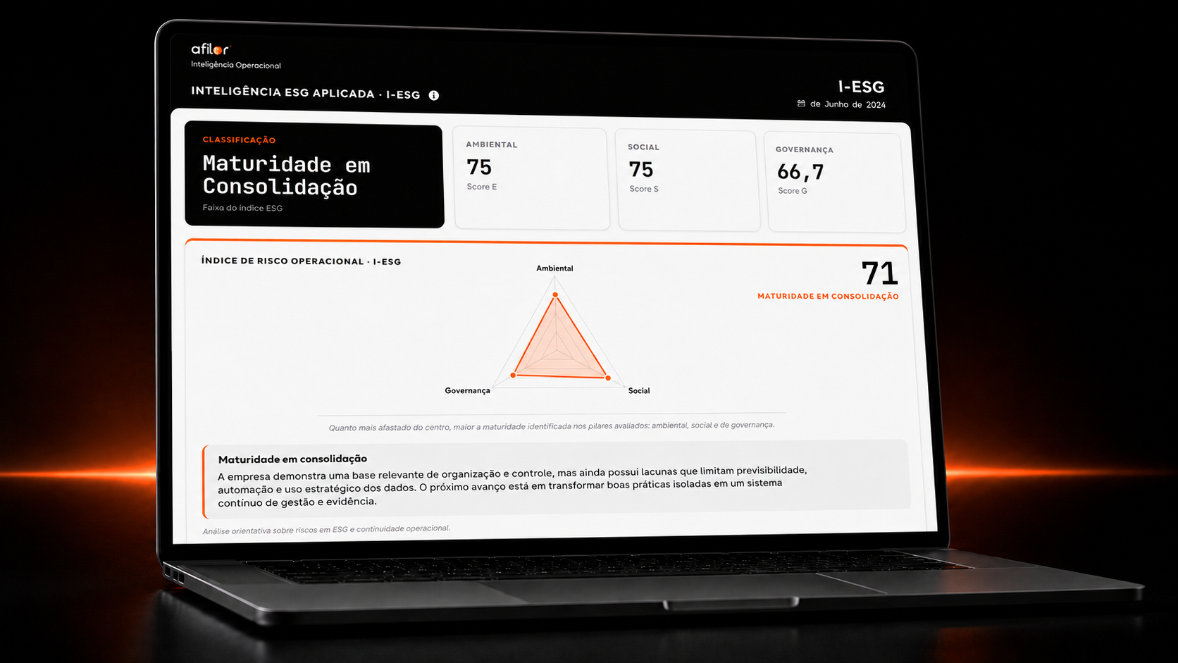 Interface da Inteligência ESG Aplicada